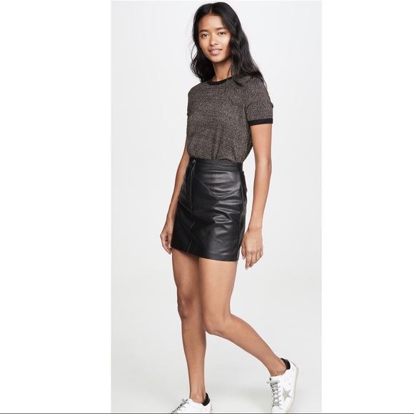 NEW RTA GOLD METALLIC SHORT SLEEVE TOP - Picture 9 of 9